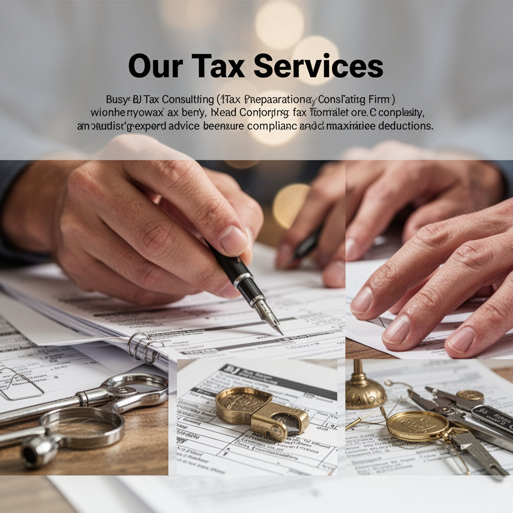 BJ Tax Consulting professional tax expert reviewing documents for San Diego clients